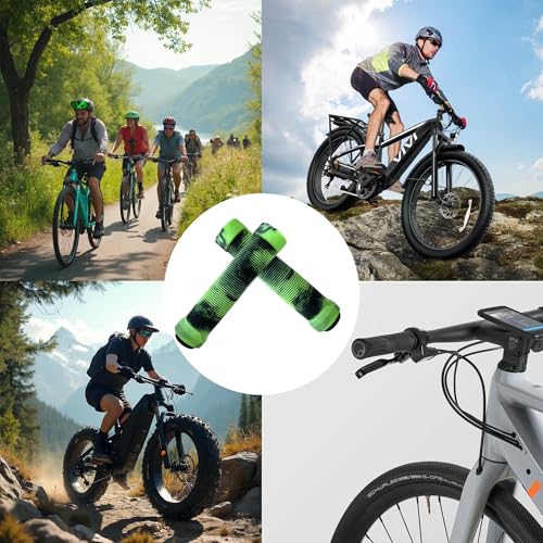 Manoplas para bicicleta ZCLGOOD, cubiertas de manillar antideslizantes de goma para bicicletas MTB, BMX y scooters, suaves para ciclismo, repuesto para adultos y niños miniatura 7