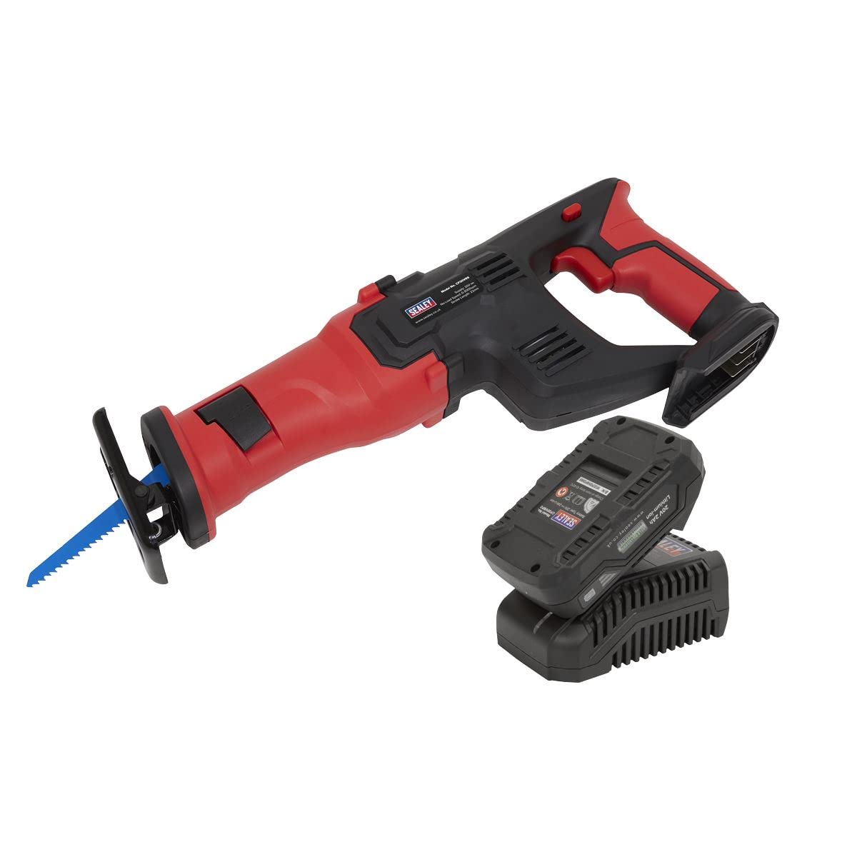 Sealey CP20VRS 20v Cordless Reciprocating Saw 1 x 2ah Li-ion Battery Charger Bag
