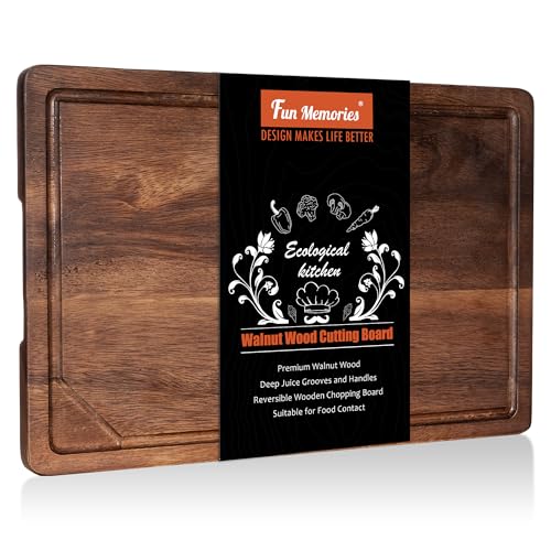Tabla de Cortar de Nogal Negra Reversible 43x28 cm miniatura 1
