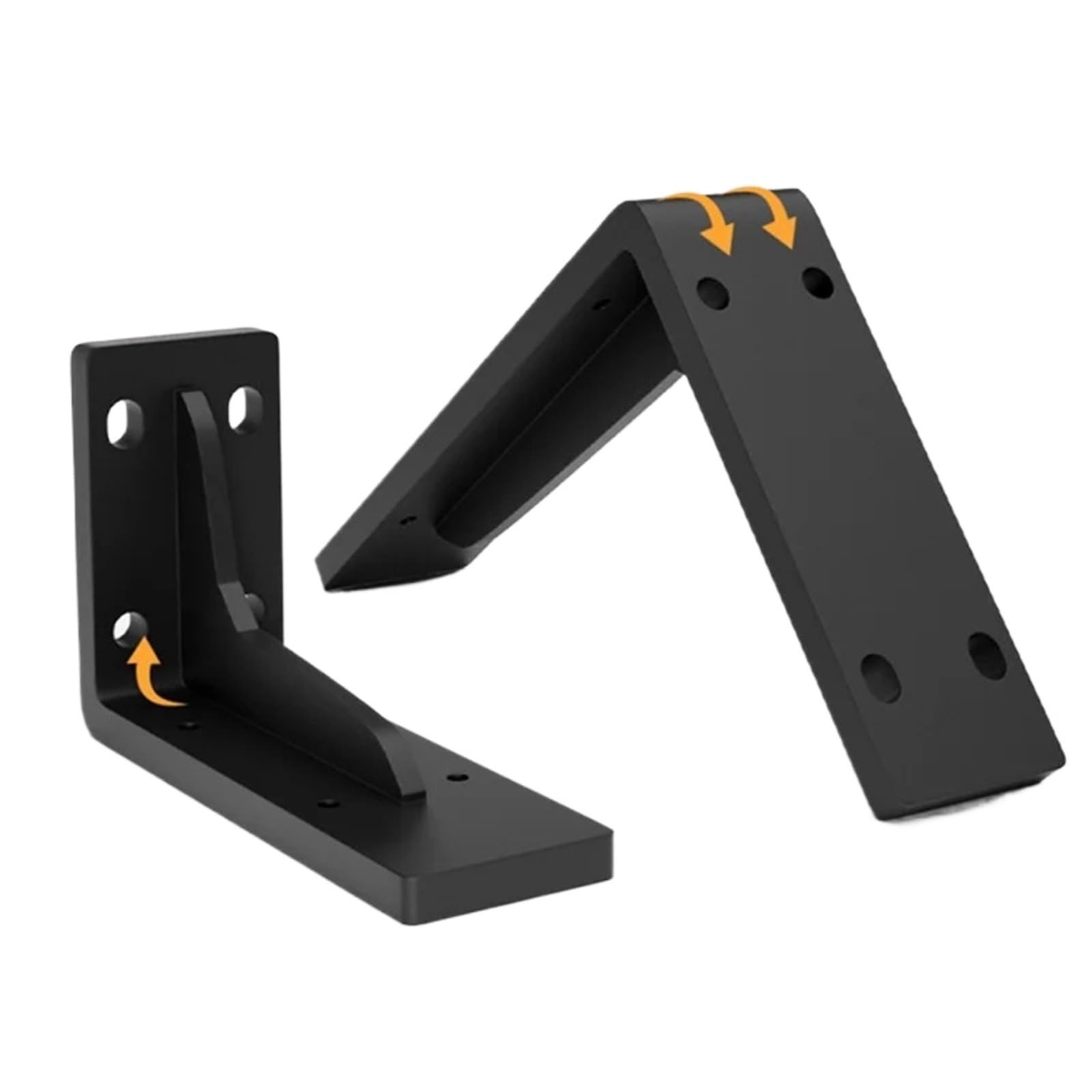 Soporte Balda Soporte, Capacidad, Acero Inoxidable, Montado En La Pared, for Estantes, Encimeras, 1 Ud.(600kg 18inch-1pc)
