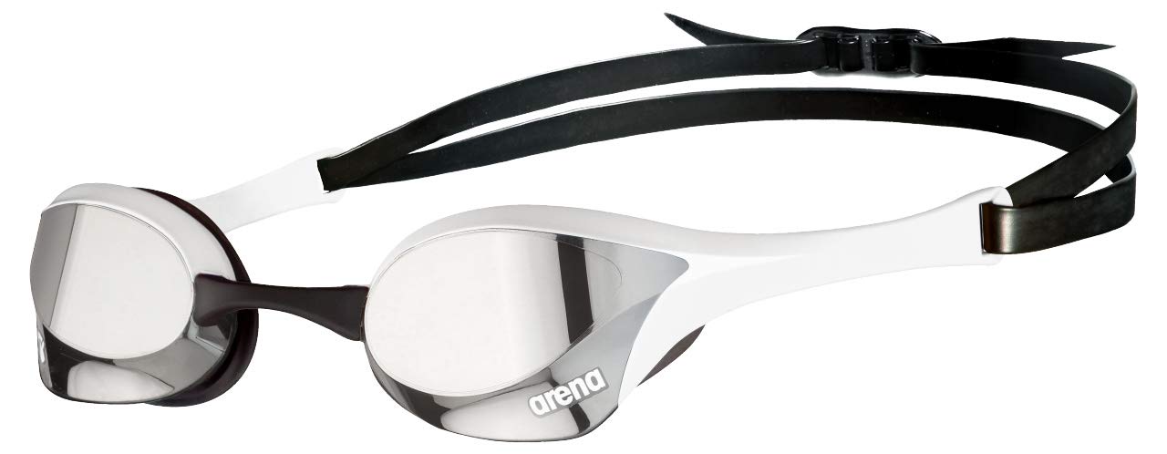 ARENA Cobra Ultra Swipe Mr, Occhialini Unisex Adulto, Silver-White, Tu & Goggle Case, Astuccio Per Occhialini Unisex Adulto, Nero (Black/White/Royal), Taglia Unica
