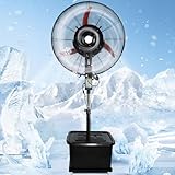 YCYRF Ventilador Nebulizador de Agua Industrial, Comercial y Residencial(65cm/26in)