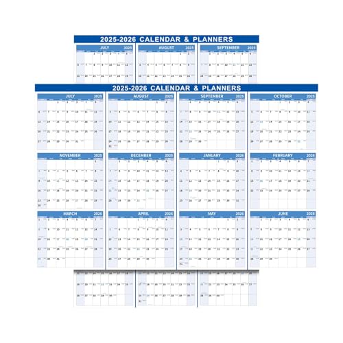 Hogvinnatil Calendario borrado en seco, calendario de borrado en seco de la pared | Tarjeta de calendario borrada para pared - Planificador anual anual anual de 12 meses para el salón del dormitorio