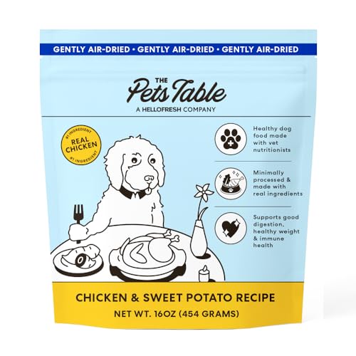 The Pets Table Chicken & Sweet Potato Air Dried Dog Food, 1 lb / 16 oz Bag