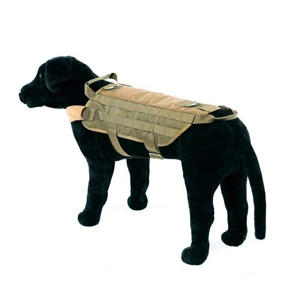 Amazon | 犬用 ハーネス ミリタリー風 迷彩柄 首・胴回り調整可能 介助