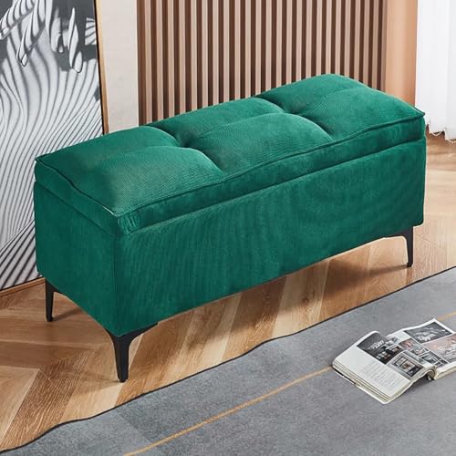 Banc en velours haut de gamme Slish avec plateau réversible et piètement métal chic - 2