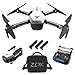 Produktbild Goolsky Drohne SG906 GPS Brushless 4K mit Kamera 5G WiFi FPV Faltbarer optischer Fluss Positionierungshöhe Halten RC Quadrocopter mit 3 Batterien,Weiß,Handtasche