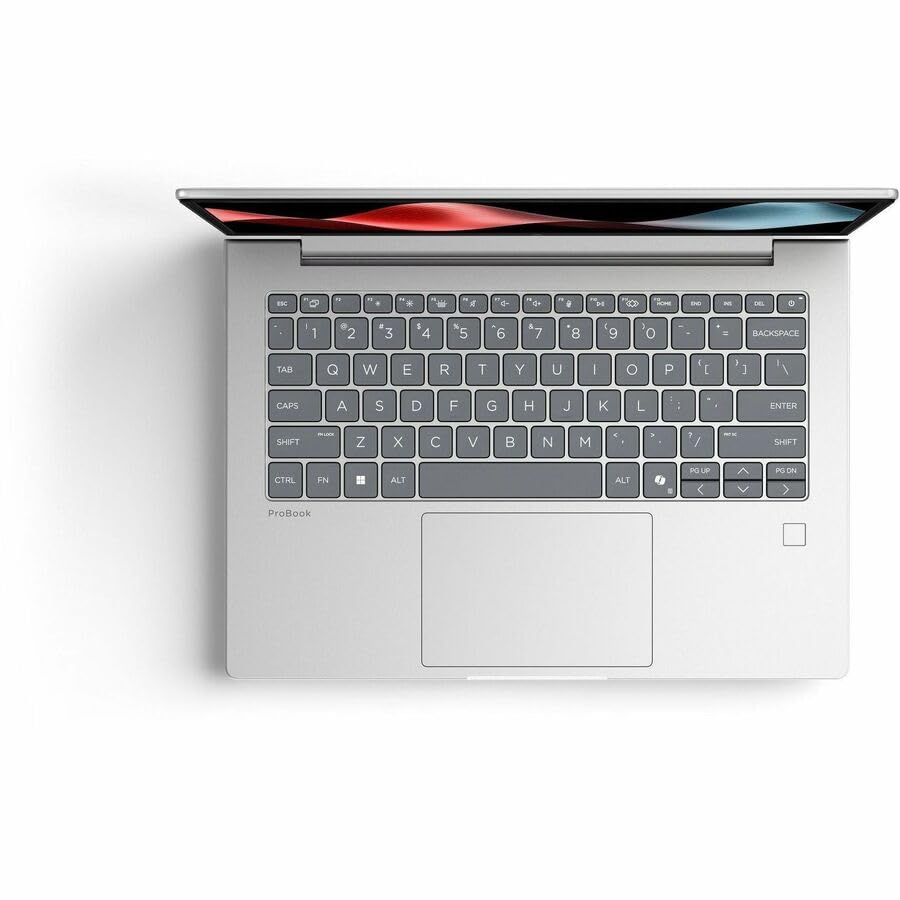Image of HP ProBook 4 G2a 14 inch Touchscreen Notebook - WUXGA - AMD Ryzen AI 5 Ryzen AI 400 430-16 GB - 512 GB SSD - English Keyboard - Pike Silver - AMD Chip - 1920 x 1200 - Windows 11 Pro - - in-Plane Switchi