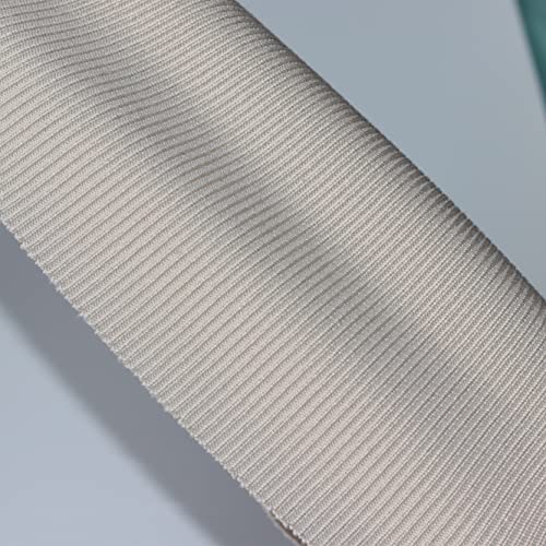 Image of TinaKim Ribbed Cuffs for Sewing Jacket Fabric, for Waistbands Collar Cuffs Material (Strip of Light Gray, 40x8in)