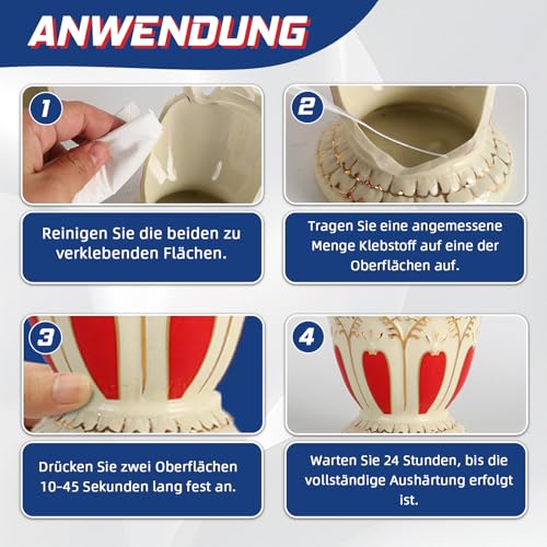 Nayrmaer Öliger Kleber 30g, Sekundenkleber Extra Stark, Schweißen Hochfester Ölkleber für Kunststoff, Keramik, Leder, Gummi, Metall, Holz usw.