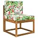 Heofavd Sofakissen für draußen 2er Set Bunt - Sitzkissen 60x60x8 cm und Rückenkissen 60x40x10 cm - Polsterauflage aus Polyester für Gartenmöbel Terrassenmöbel und Balkonsofas