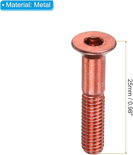 Miniatura 6 de PATIKIL Kit de herramientas para monopatín, tornillos de montaje, tornillos de cabeza hexagonal, juego de tuercas con llave para Longboard Cruiser