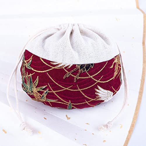 10 Bolsas de Lino con Cordón para Regalo y Almacenaje miniatura 1