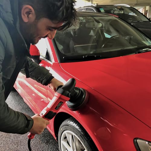 Image of ZOTA Car Bufer, 6 inch 900W buffer polisher,21mm Long-Throw random orbital polisher buffer with 6 Variable Speed 2000-4800rpm car buffers and polishers kit for Car Boat Polishing and Waxing