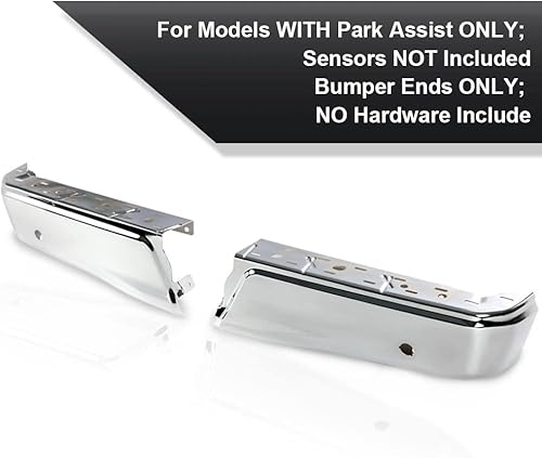 Miniatura 8 de PIT66 Parachoques trasero, compatible con Ford F150 2015-2020 con orificio para sensor de estacionamiento, compatible solo con modelos de asistencia
