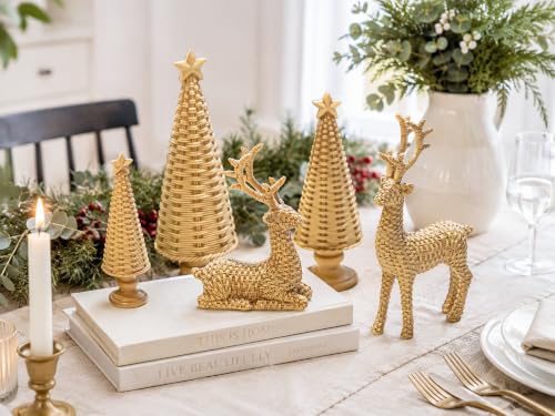 5 PC Reindeer Christmas Decor - image 9