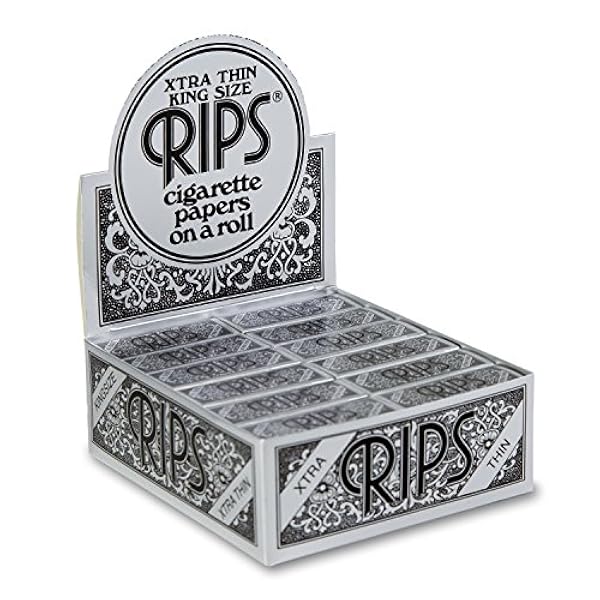 Makbros Rips - Xtra Thin Papel de Liar en Rollo Extra Delgado Tamaño King Size