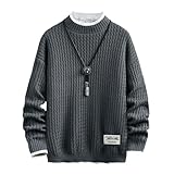 【SIZE:M】身長の目安:160-165cm体重:40-50kg 【SIZE:L】身長の目安:165-170cm体重:50-57kg 【SIZE:XL】身長の目安:170-175cm体重:57-65kg 【SIZE:2XL】身長の目安:175-180cm体重:65-72kg 【SIZE:3XL】身長の目安:175-185cm体重:72-80kg。※寸法は平置きにて計測しておりますので、多少の誤差がある場合がございます。 このセーターは、中厚の生地と優れた縫製技術を使用し、柔らかな肌触りと暖かさ...