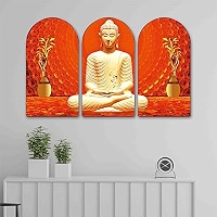 Livin'luxe Set of 3 Japanese Mountain Landscape Wall Painting for