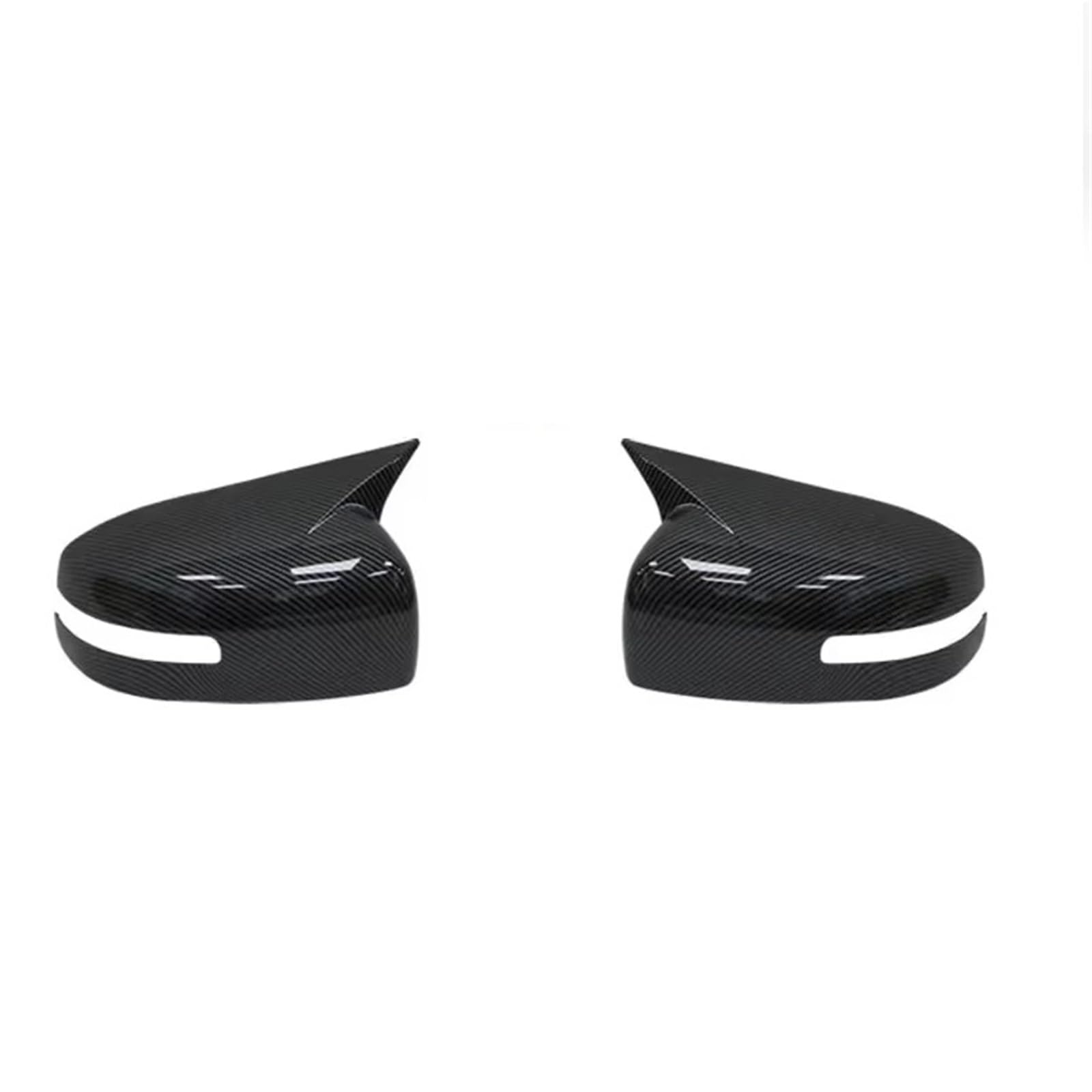 Coque rétroviseur Mitsubishi Lancer X effet carbone anti-rayures