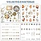 Aiyomi 64 Fächer Acrylic Magnetic Seashell Display Box, Muschel Aufbewahrungsbox mit Schlitz, Klare Muschel-Aufbewahrungsbox, Muschel-Vitrine für Muscheln, Diamanten, Perlen, Nägel,Edelsteine