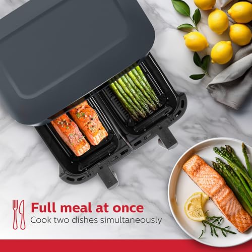 Holstein Housewares 8.4QT Dual Basket Digital Air Fryer