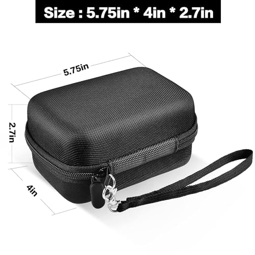 Image of Case Compatible with GL SFT1200 / MT3000 / AXT1800 / MT1300 / A1300 / AR750S-Ext for Glinet Travel Router Wireless, Portable WiFi Storage Holder for Ethernet Cable & Power Adapter (Box Only) - Black