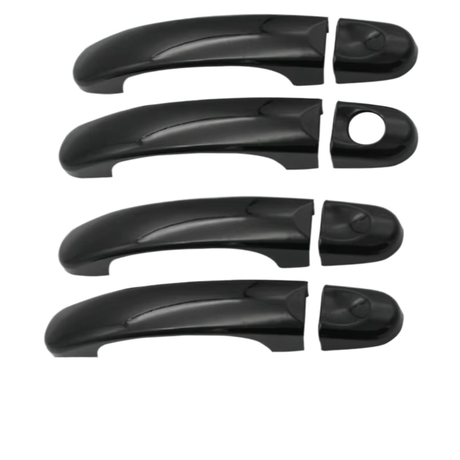 Xiaoyans D Car Exterior Oor Handles For Vw For T5/6 For Transporter For Caravelle For Multivan For California Chrome Car Oor Handle Cover Trim 3 Color(D)