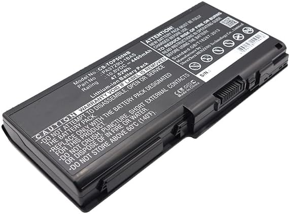 Replacement Battery for Toshib'a PA3729U-1BRS,PA3730,PA3730U-1BAS,PA3730U-1BRS,PABAS207,PA3729U-1BAS,4400mAh/10.8V