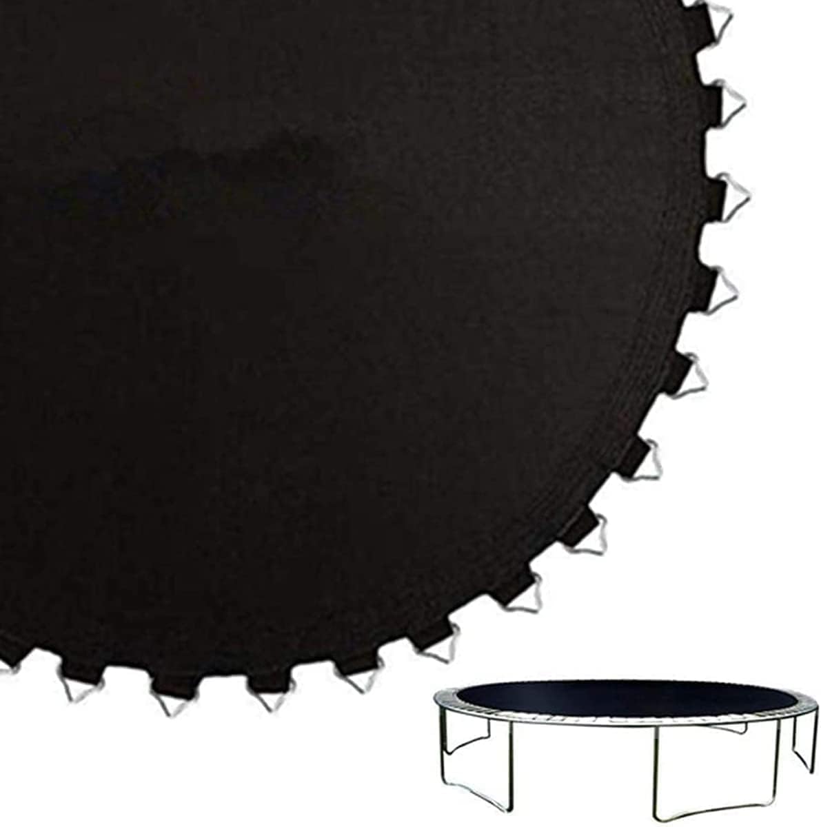 Trampoline Replacement Jumping Mat Trampoline Enclosure, 6 8 10 12 13 14 15 16ft Round Trampoline Accessory Compatible(14ft - (88 Buckles))