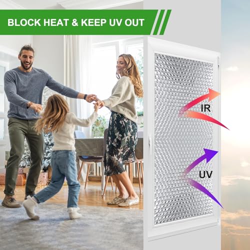 image for AGHITG Bubble Reflective Insulation Roll to Window Insulation for Wint