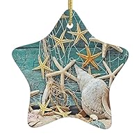 貝殻　ヒトデ　オーナメント　ナチュラル　クリスマス　クリスマスツリー　飾り　海 貝殻 ヒトデ オーナメント ナチュラル クリスマス クリスマス