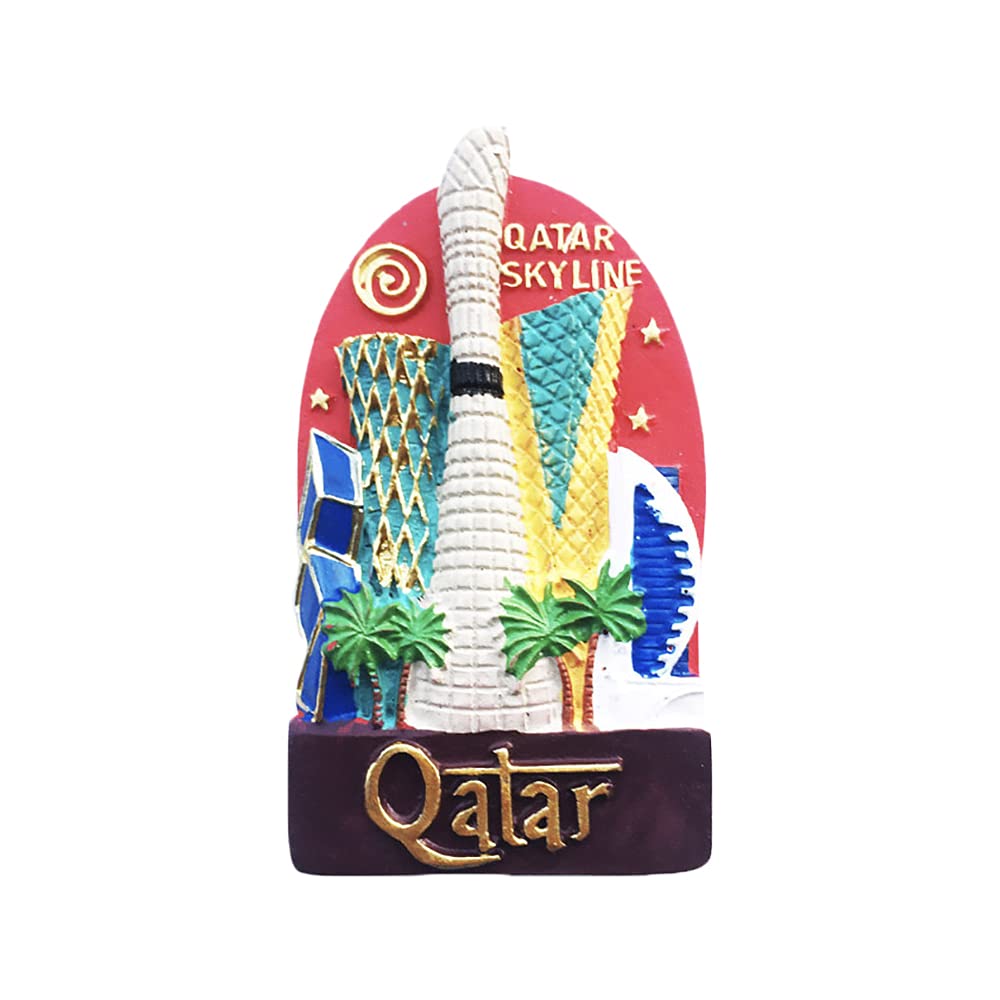 Wedarego Qatar 3D Camel Fridge Magnet Souvenir Gift,Handmade Home & Kitchen Decoration Refrigerator Magnet Collection