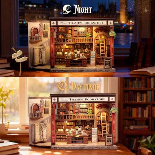 CUTEBEE Thames Bookstore Book Nook Kit thumbnail 4