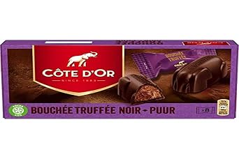 Cote D Or Belgian Chocolate | Cote DOr Bouchee Pralines Dark Chocolate Praline 8 Pralines | Cote DOr Chocolates | Belgian Chocolates Made In Belgium Cote DOr | 5,5 Ounce Total
