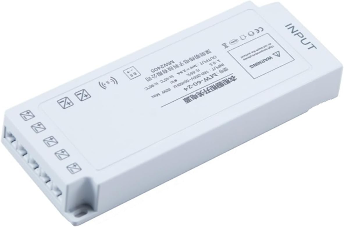 Ultra-Thin Wardrobe Cabinet Light Dedicated Power Supply 12V/24V Wine Cabinet Light with Transformer(MW-150W-24V)