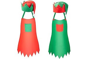 8-Piece Christmas Elf Costume Kit