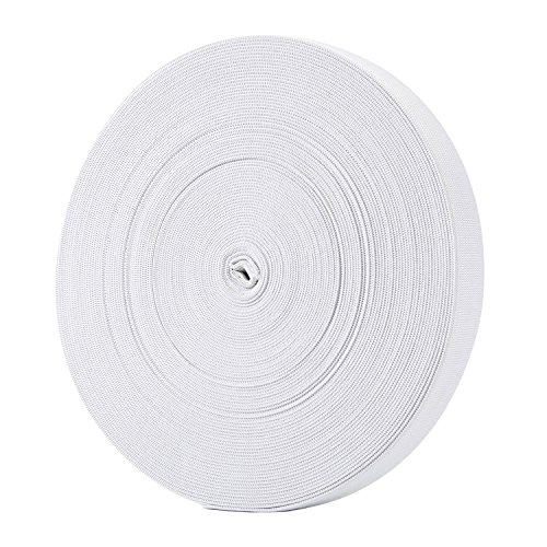 Hicarer 3/4 Inch Elastic for Sewing Wide Elastic Bands Knit Stretch Elastic Spools 21.5 Yards Elastic Cord for DIY Projects Arts and Crafts High Elasticity