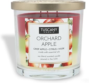 Tuscany Candle Orchard Apple Scented Candle, 14 oz