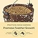 Scratch and Peck Feeds 3 Grain Scratch Chicken and Duck Supplemental Grain - 25 lbs Bag - Corn-Free and Soy-Free - 9.8% Protein, Certified Organic and Non-GMO Project Verified Chicken Food
