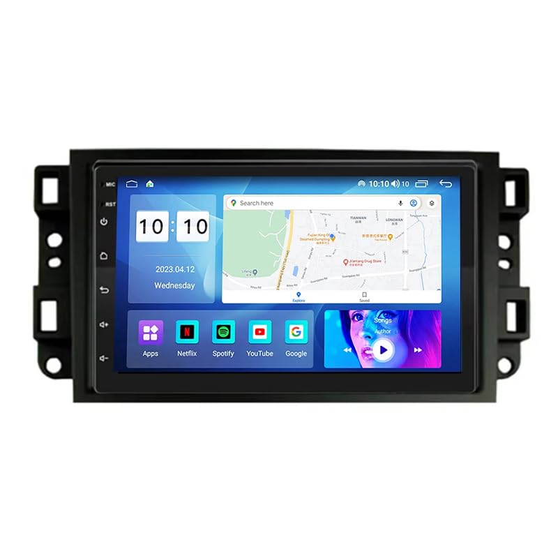 9-Zoll-Touchscreen Android 15 2 Din GPS-Navigation Für Chevrolet Lova Captiva Gentra Aveo Epica 2006-2012 Androides Autoradio Unterstützung USB-Spiegelverbindung Radio Video Player Rückfahrkamera
