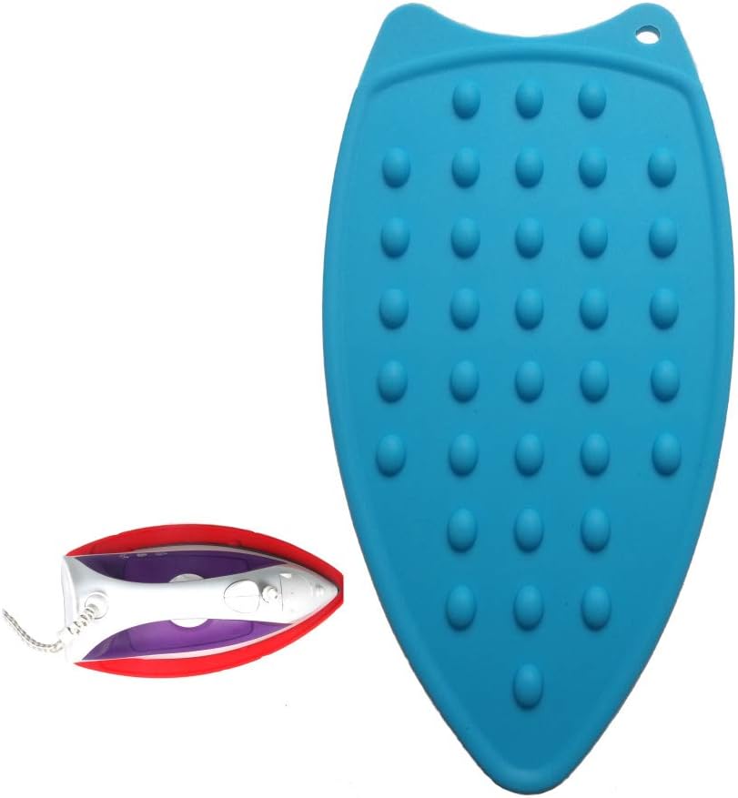 Multipurpose Silicone Iron Rest Pad for Ironing Board Hot Resistant Mat,Silicone Heat Resistant Iron Rest Pad (Grey)