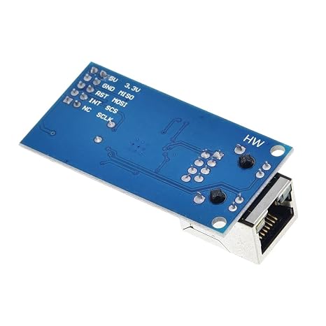 HiLetgo 2pcs W5500 Ethernet LAN Network Module Support TCP/IP51/STM32 Microcontroller Program with 32k Bytes SPI 3.3V/5V Over W5100