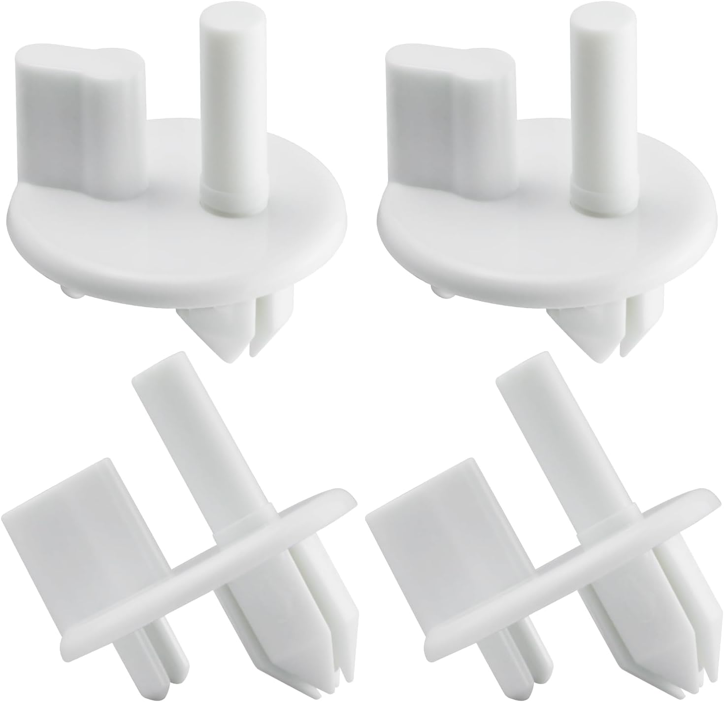4 Pack 241993101 Crisper Shelf Cover Support Refrigerator Shelf Support Replacement Part Compatible with Frigidaire Refrigerators Replaces for 1513081 240350802 AP4393090 AH2358879 PS2358879