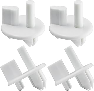 4 Pack 241993101 Crisper Shelf Cover Support Refrigerator Shelf Support Replacement Part Compatible with Frigidaire Refrigerators Replaces for 1513081 240350802 AP4393090 AH2358879 PS2358879