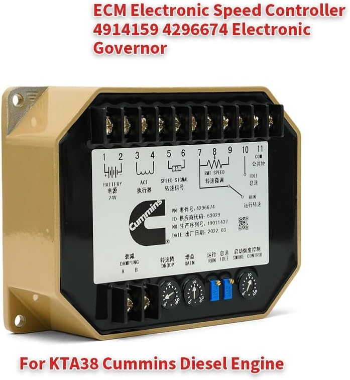 Ecm Electronic Speed Controller 4296674 Electronic Governor For Kta38 Diesel Engine