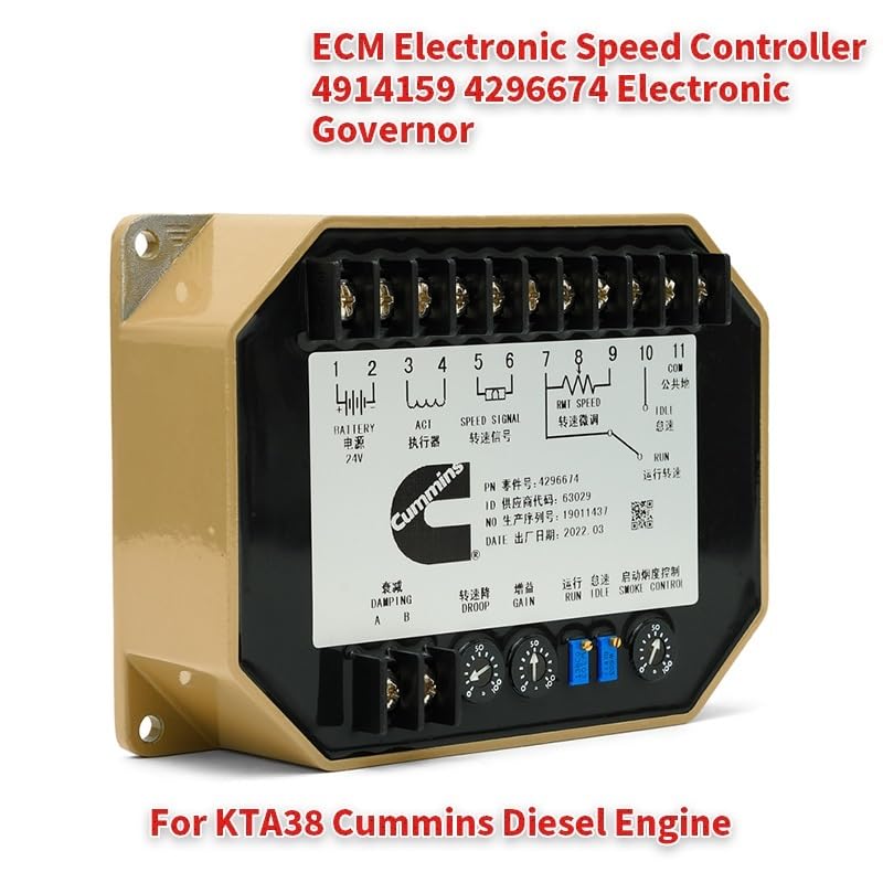 DWFSKZKV Ecm Electronic Speed Controller 4296674 Electronic Governor for Kta38 Diesel Engine