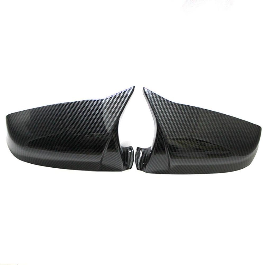 Black Side Wing Mirror Cap Cover Compatible with 5 6 7 Series F01 F02 F03 F04 F06 F07 F10 F11 F12 F13