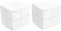Sistema WiFi Mesh Tenda Nova MW6 - Cobre até 370 m² - Sistema WiFi Mesh AC1200 para toda a casa - Rede Gigabit de banda dupla para 90 dispositivos - Pacote com 2