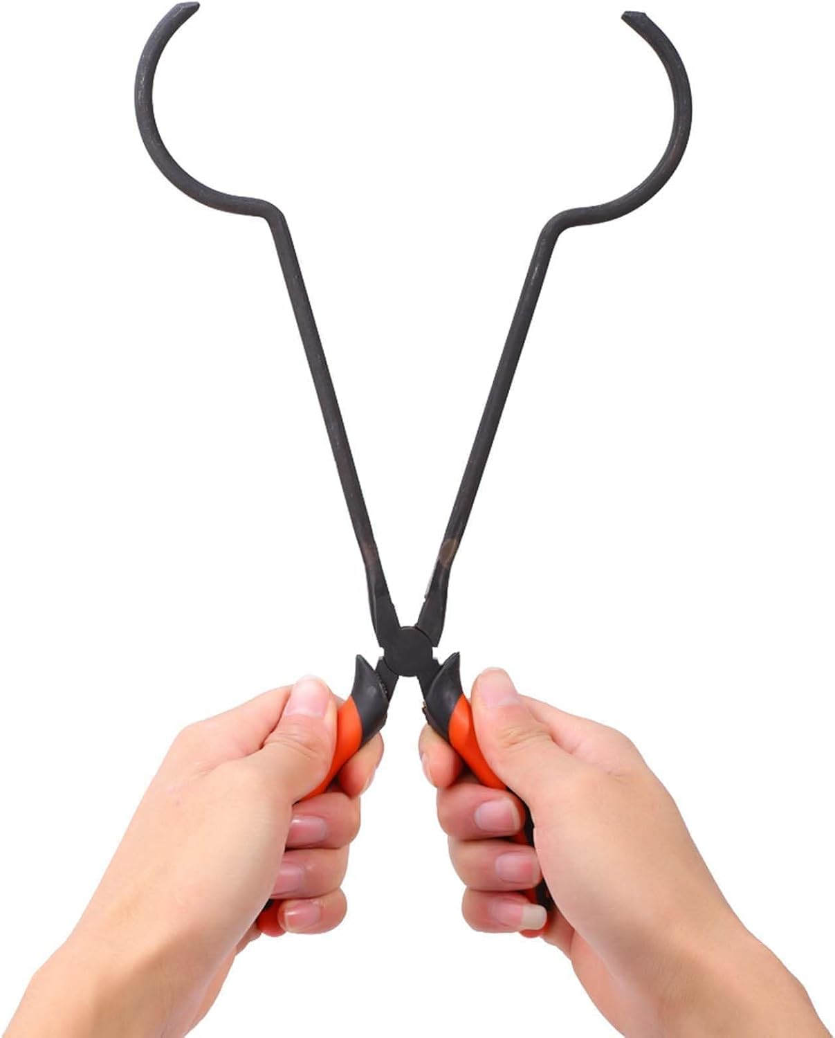 Crucible Tong, 15.4inch Steel Casting Crucible Holder Universal Tong Jewelry Making Tool Metal Refining Casting Tool